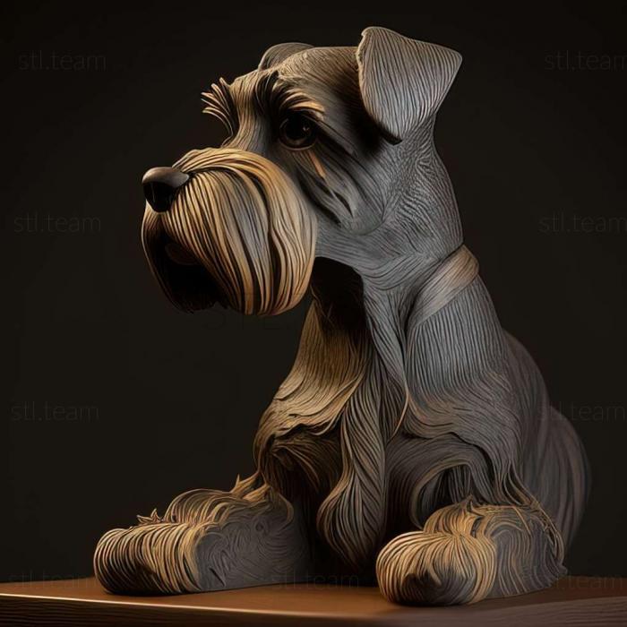 Zwergschnauzer dog